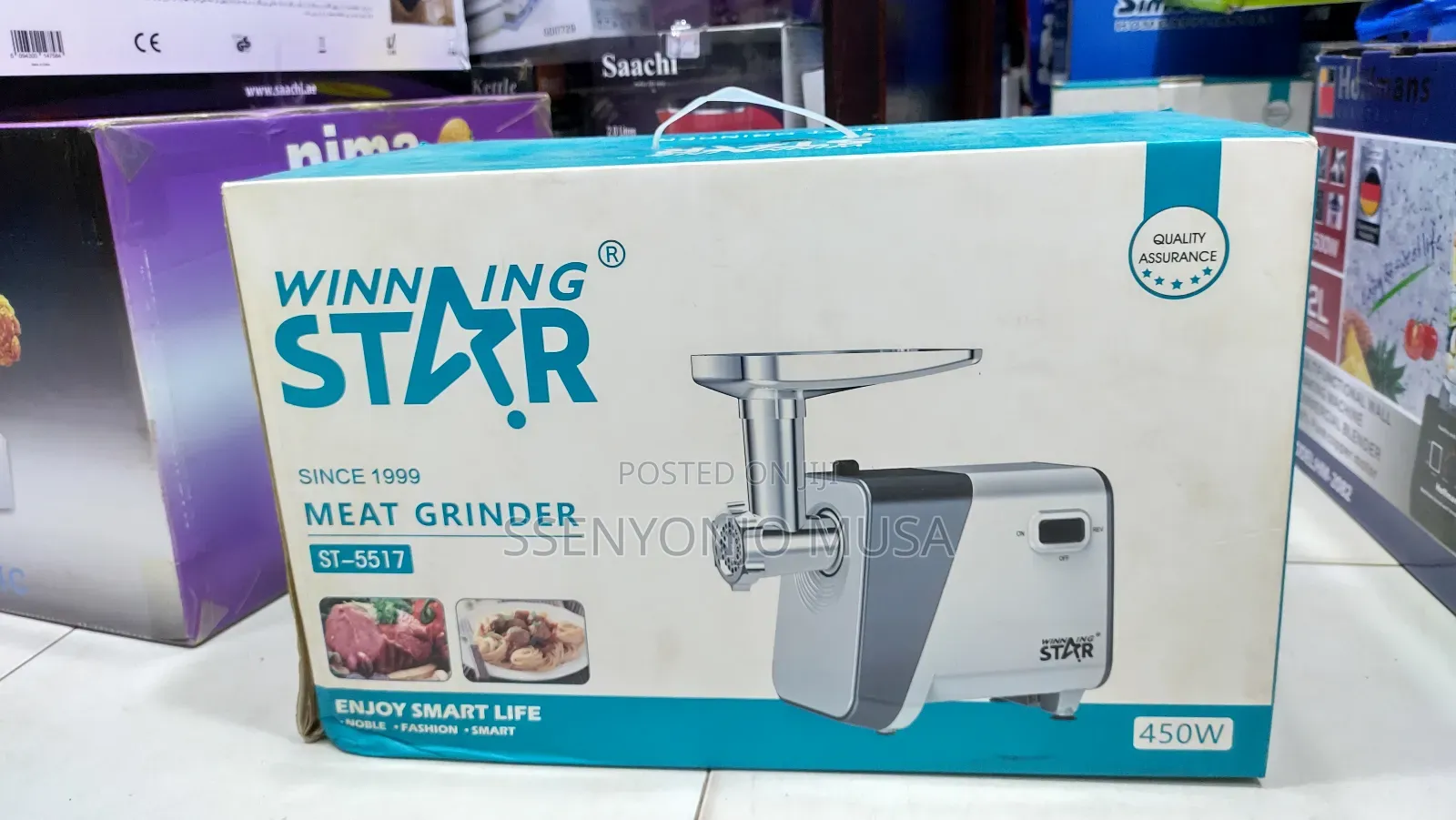 Winning Star St-5517 Meat Grinder - 450w, Smart Quality