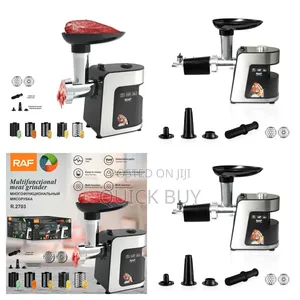 Raf 10 in 1 Multifunction Meat Grinder With Sausage Pipe