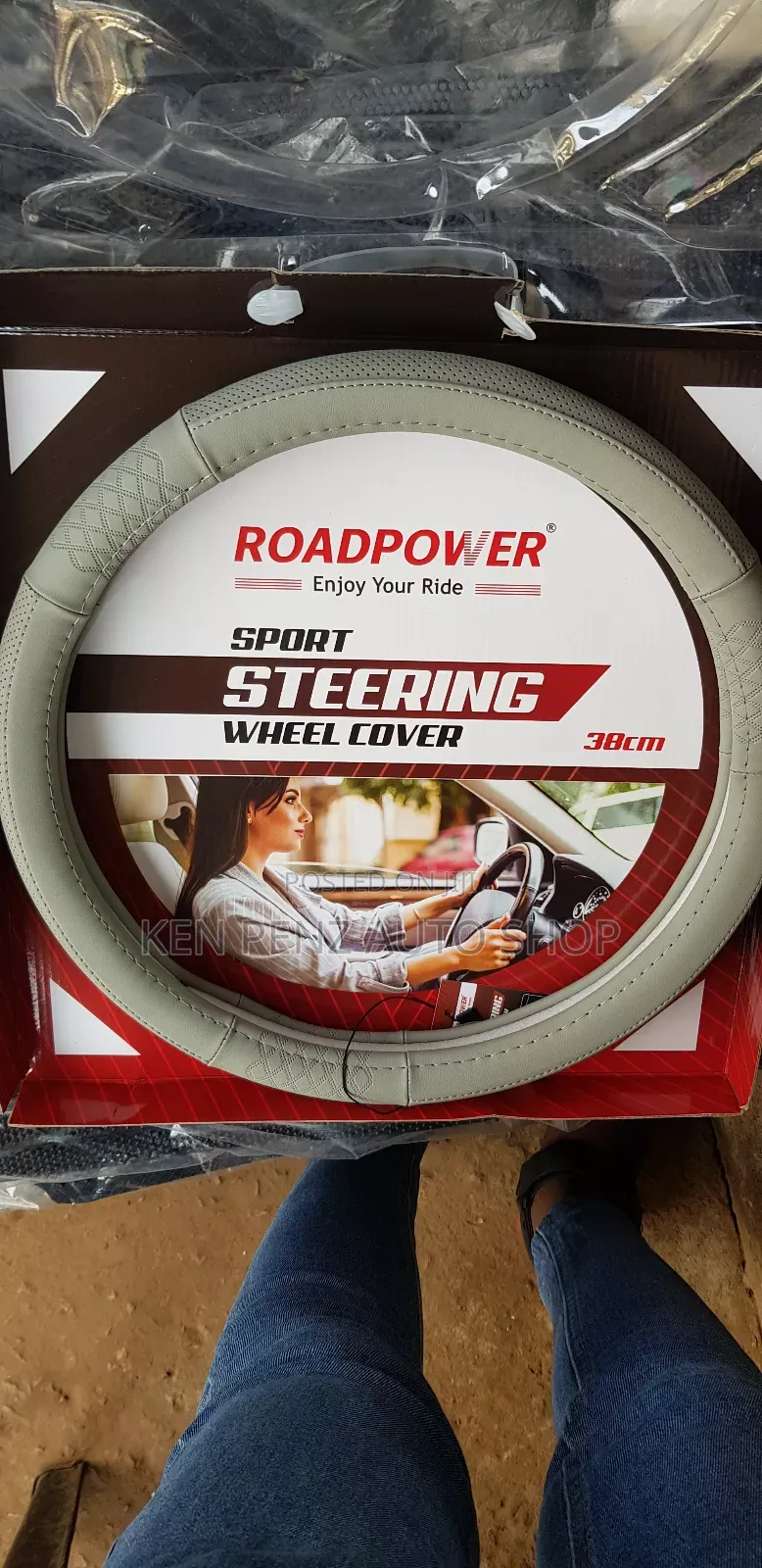 Genuine Leather Steering Wheel Cover for All Cars