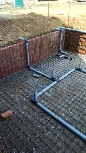 Steel Bending and Plumbing Work for Swimming Pool