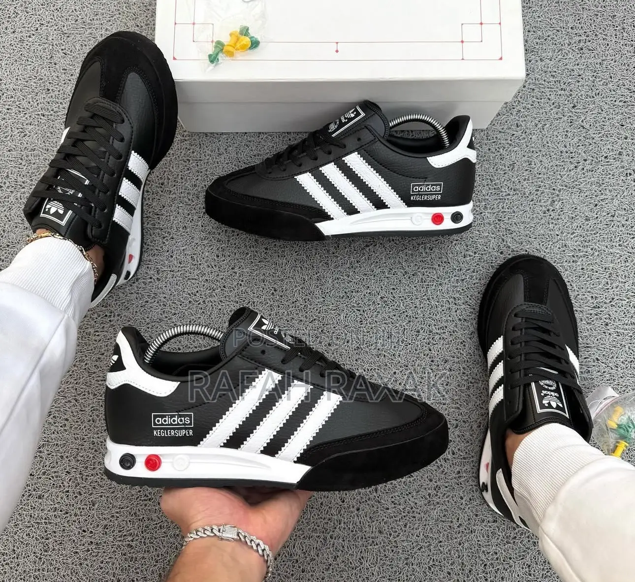 Original Black Adidas Kegler Super Casual Sneakers