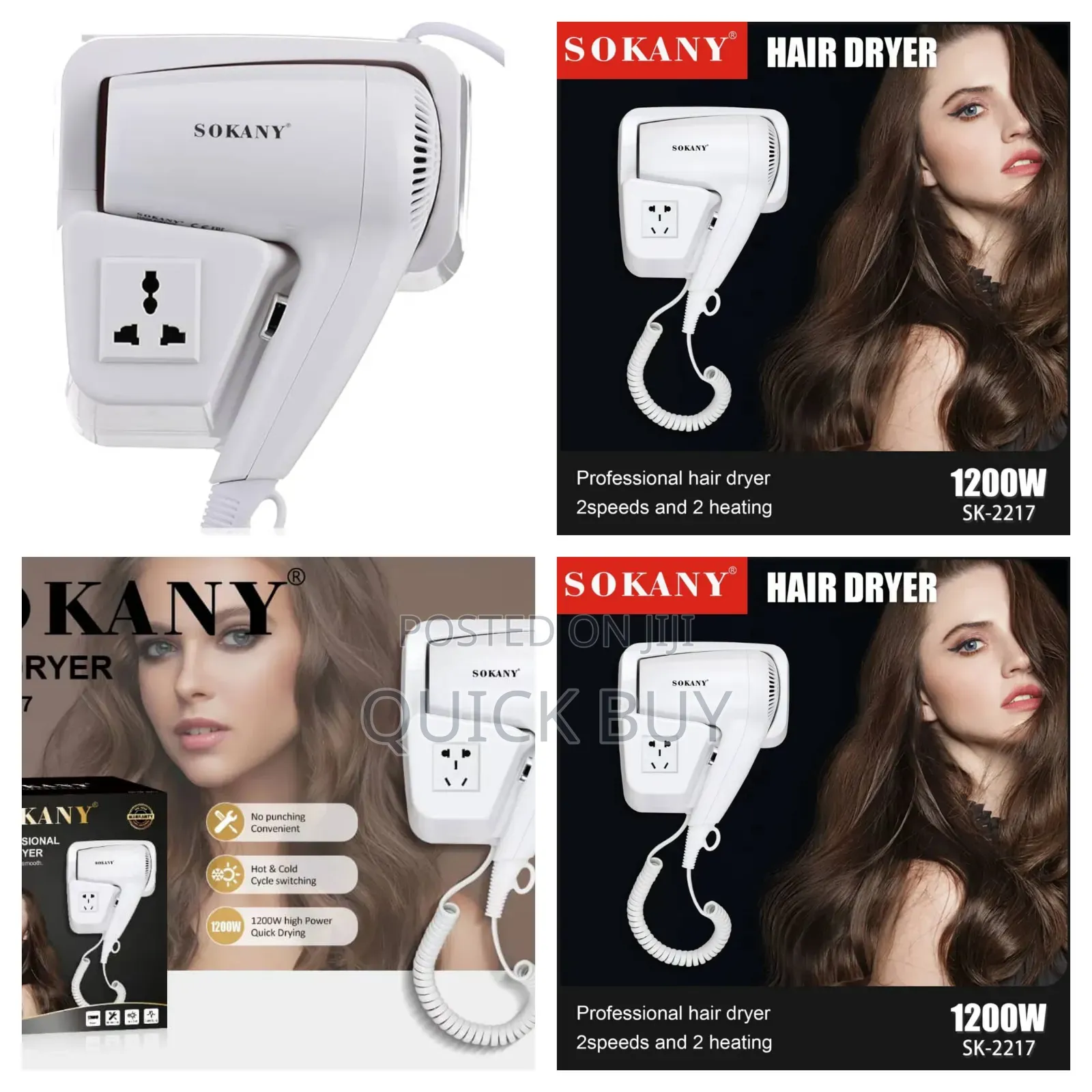 Sokany Sk 2217 Hair Dryer-New
