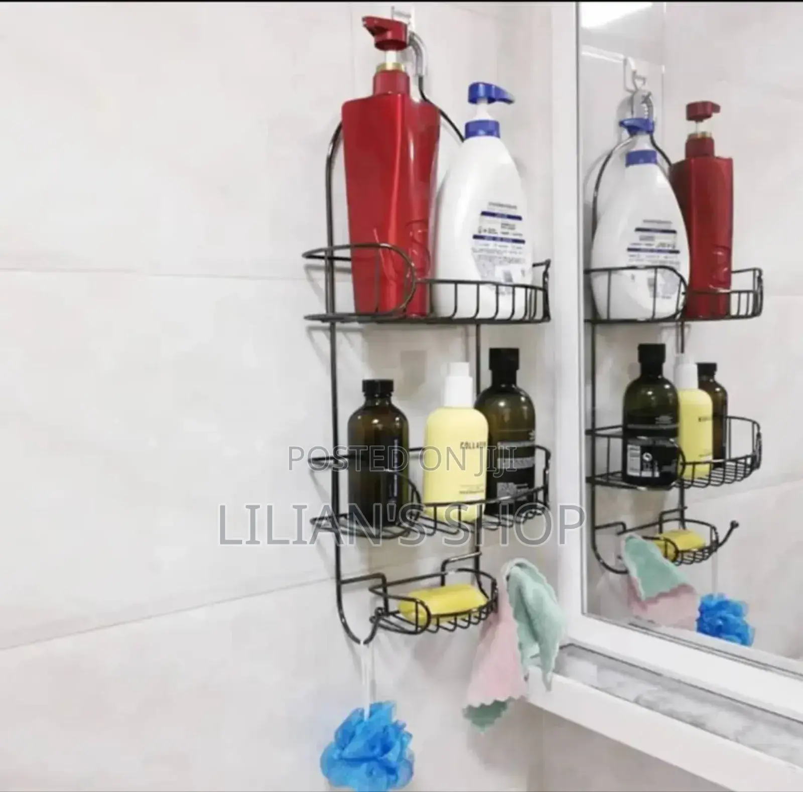 Metallic Modern Storage Organizer Caddy