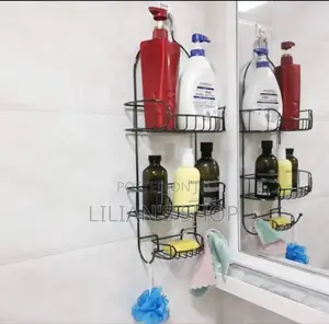 Metallic Modern Storage Organizer Caddy