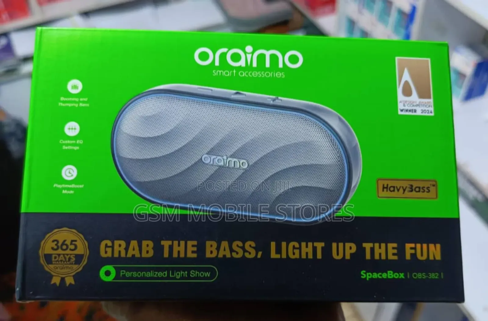 New Oraimo Spacebox 8w Fm Wireless Speaker