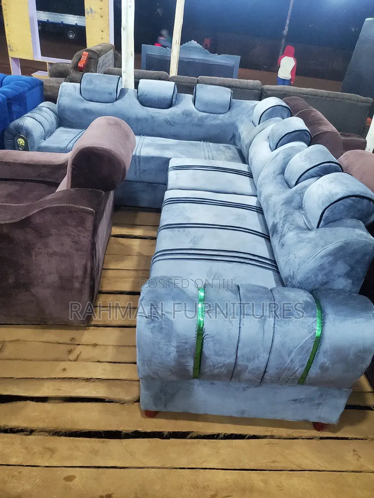 L Sofa Brand New 6 Seats