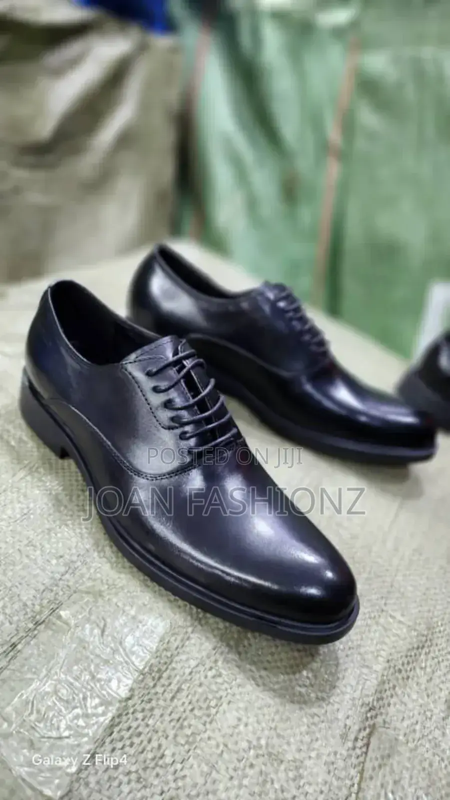 Men's Lace Up Gentle Loafers-Black