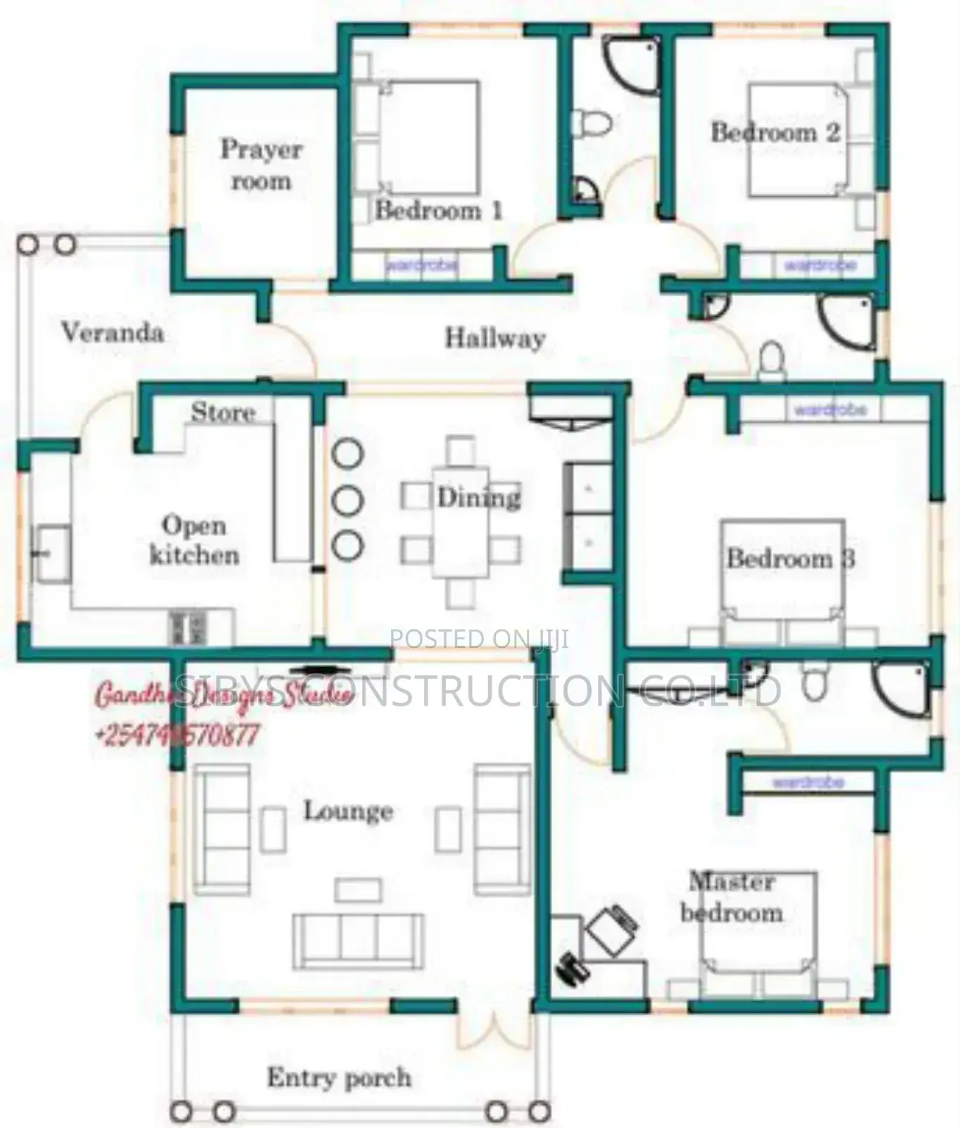 House Plan 5 Bedroom House