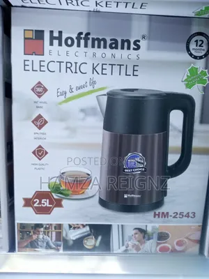 Hoffmans Stainless Steel 2.5l Water Electric Kettle
