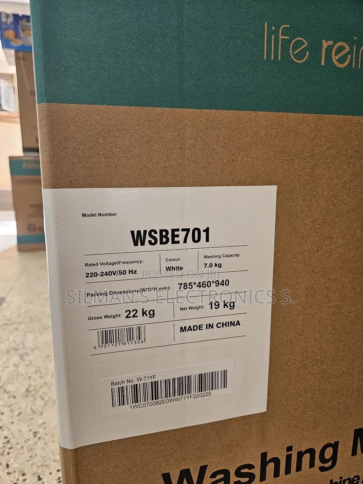 Hisense 7kg Twin Tub Washing Machine