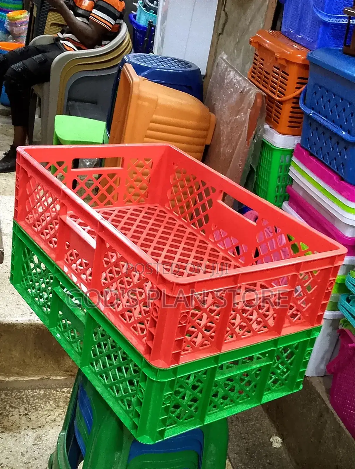 Plastic Small Crate Mukwano