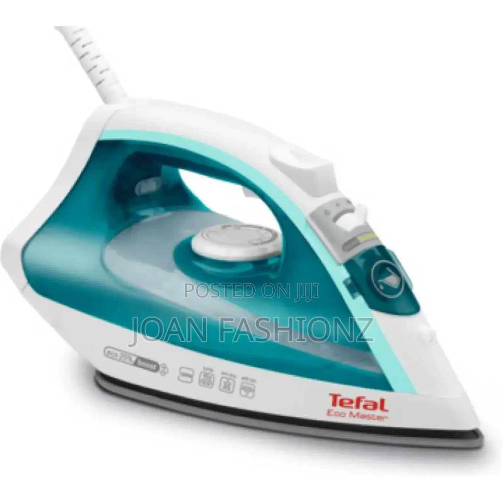 Tefal Eco Master 18000w Non Sticks Steam Iron Spray +Steam