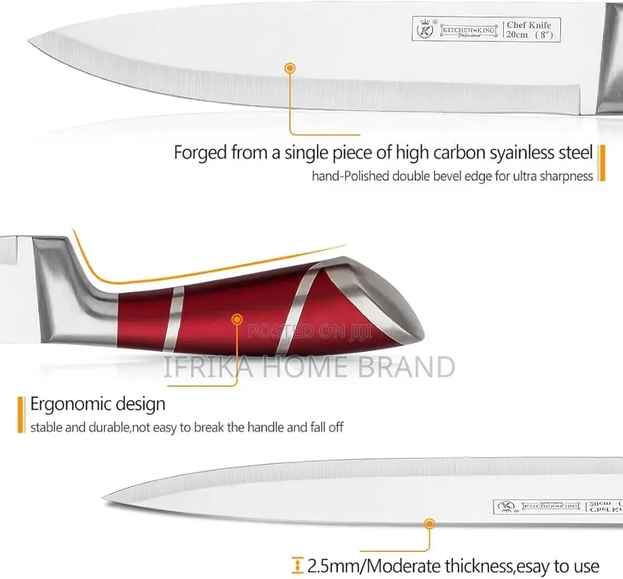 Kitchen Knife 9pc Set
