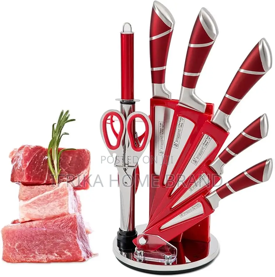 Kitchen Knife 9pc Set