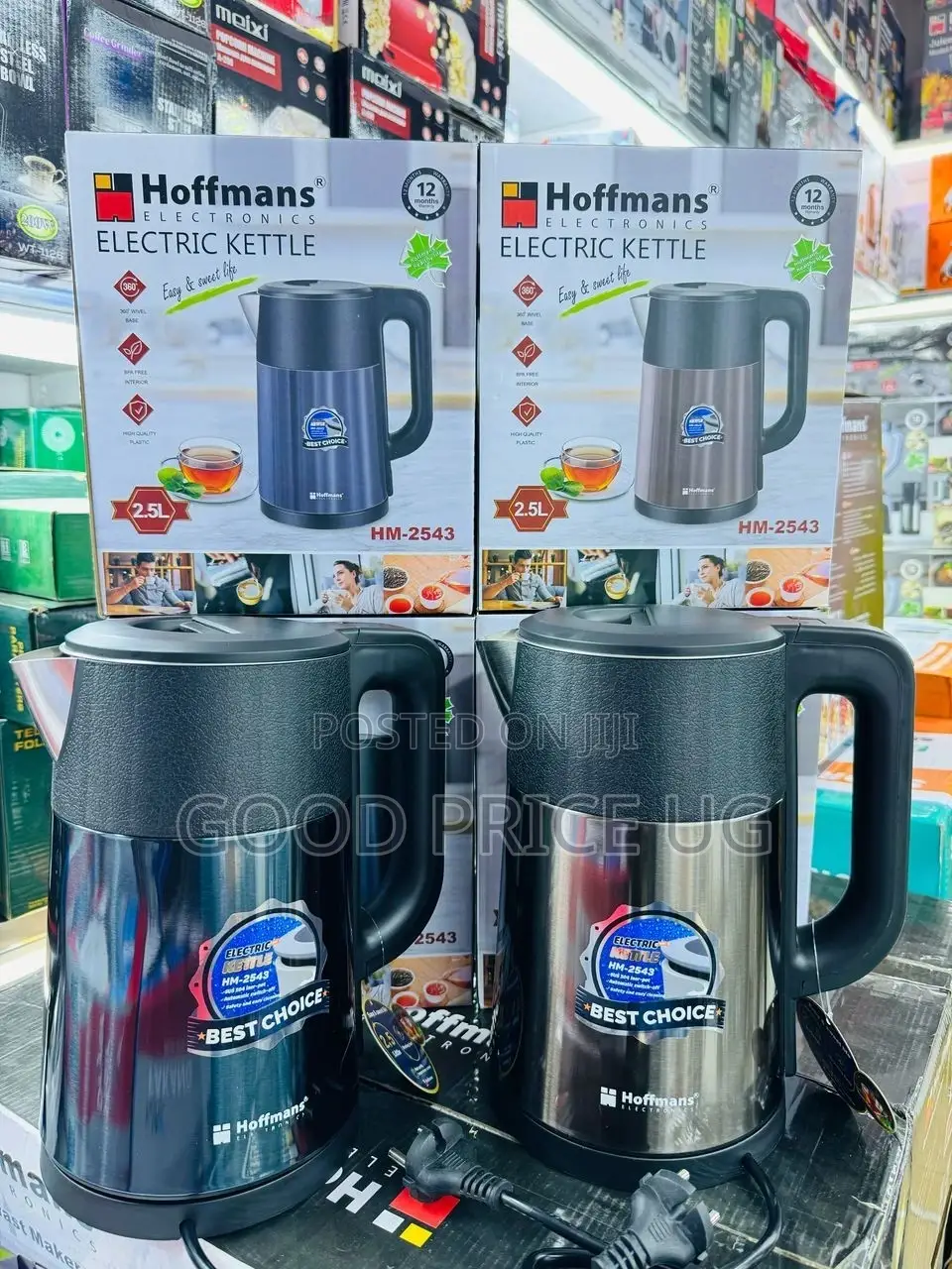 2.5l Hoffmans Electric Kettle Hm-2543