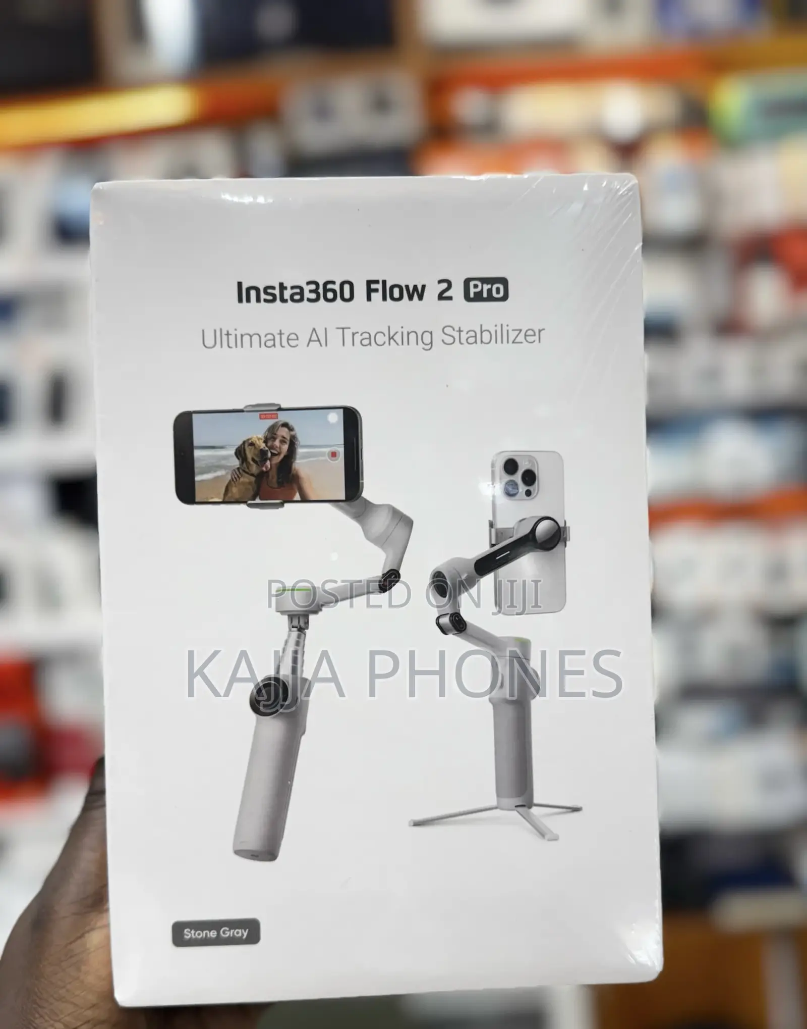 Insta360 Flow 2 Pro Grey- Ai-Powered Smartphone Stabilizer