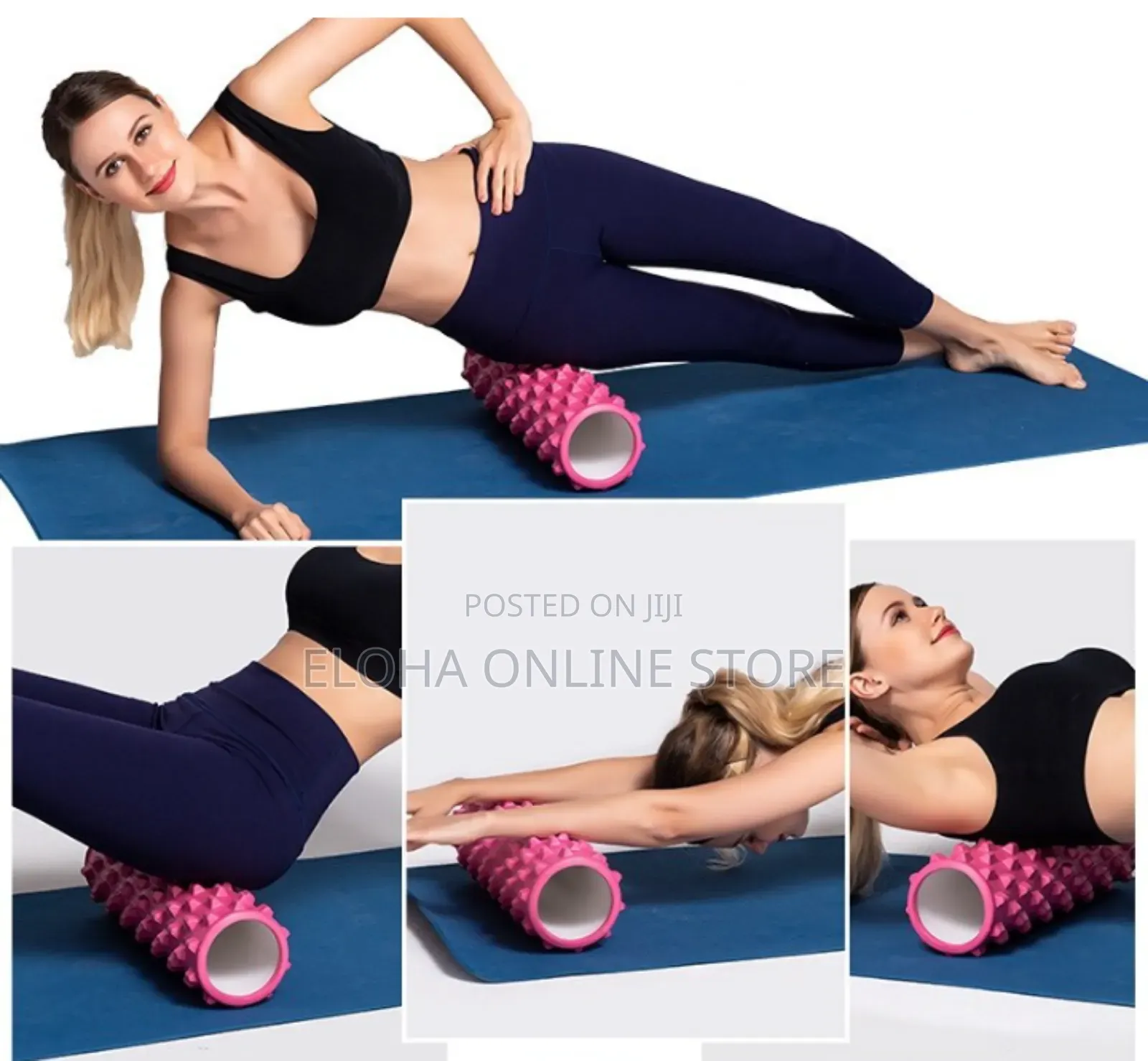 Yoga Column Foam Shaft Roller Wheel Massage Stick Muscle