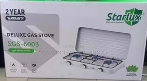 Starlux Three Burner Portable Gas Cooker