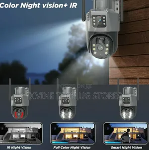 Dual Lens 4g PTZ Solar CCTV Outdoor Camera With 2way Audio