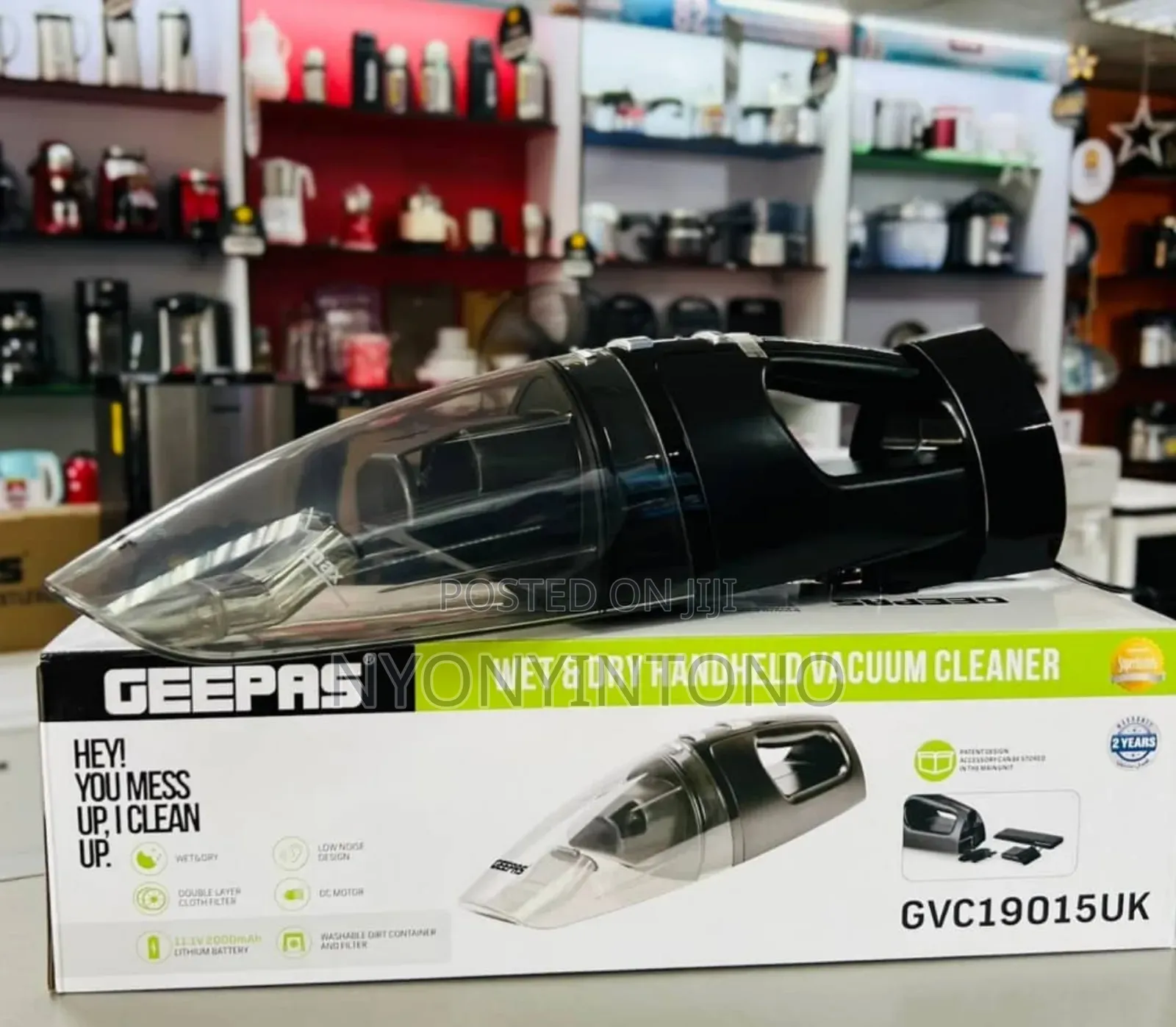 Geepas High Quality Rechargeable Wet and Dry Vacuum Cleaner