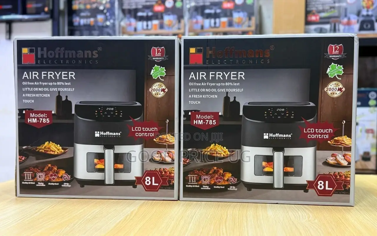 Hoffmans 8l Air Fryer 2000w LCD Touch Screen