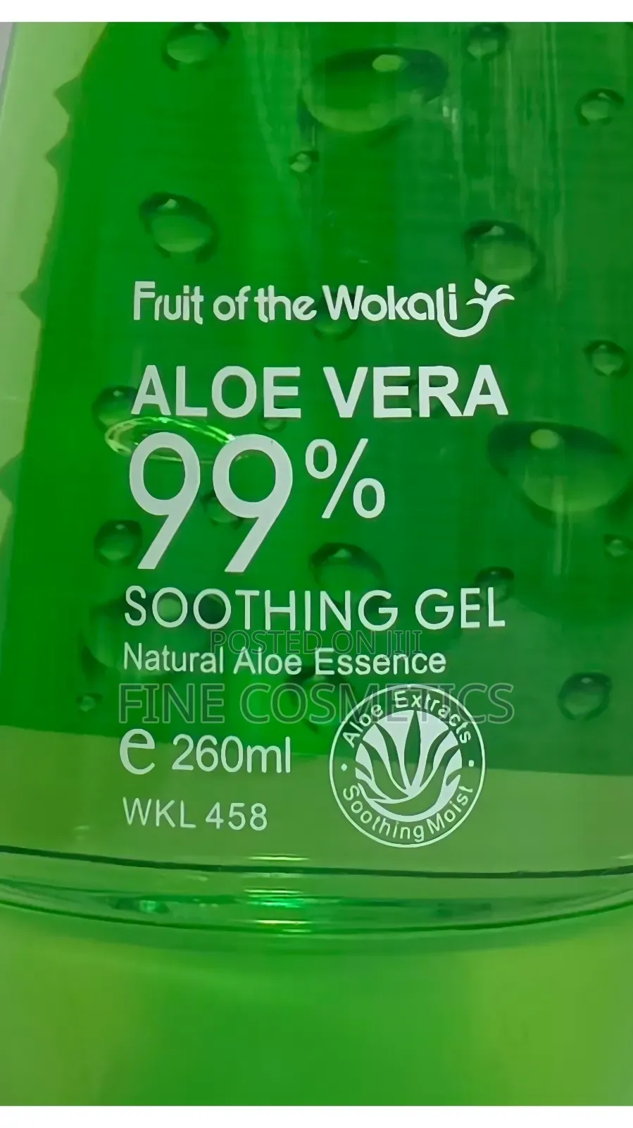 Original Aloe Vera Gel | 99% Natural Essence Soothing. 260ml
