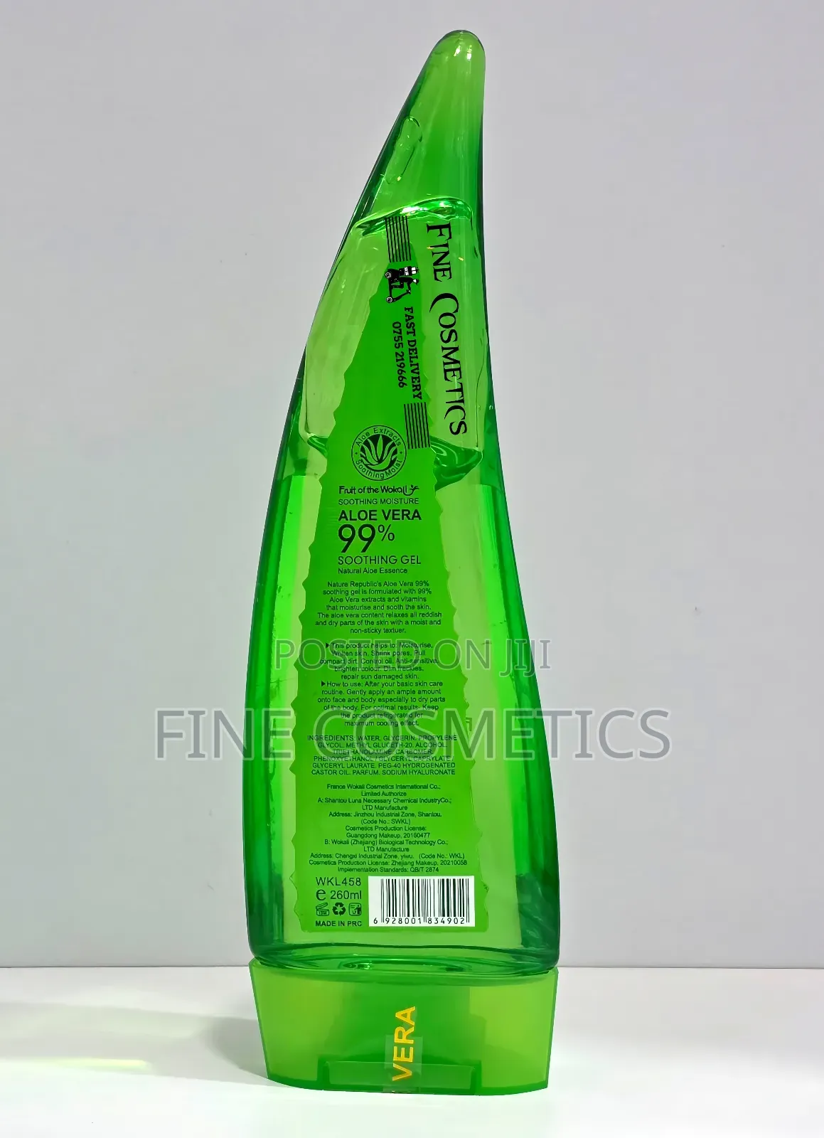 Original Aloe Vera Gel | 99% Natural Essence Soothing. 260ml