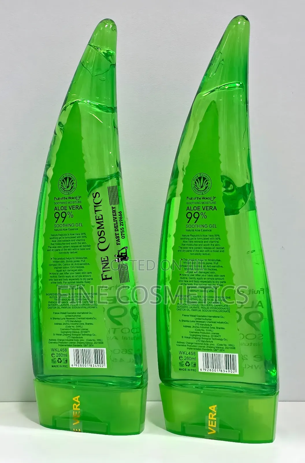 Original Aloe Vera Gel | 99% Natural Essence Soothing. 260ml