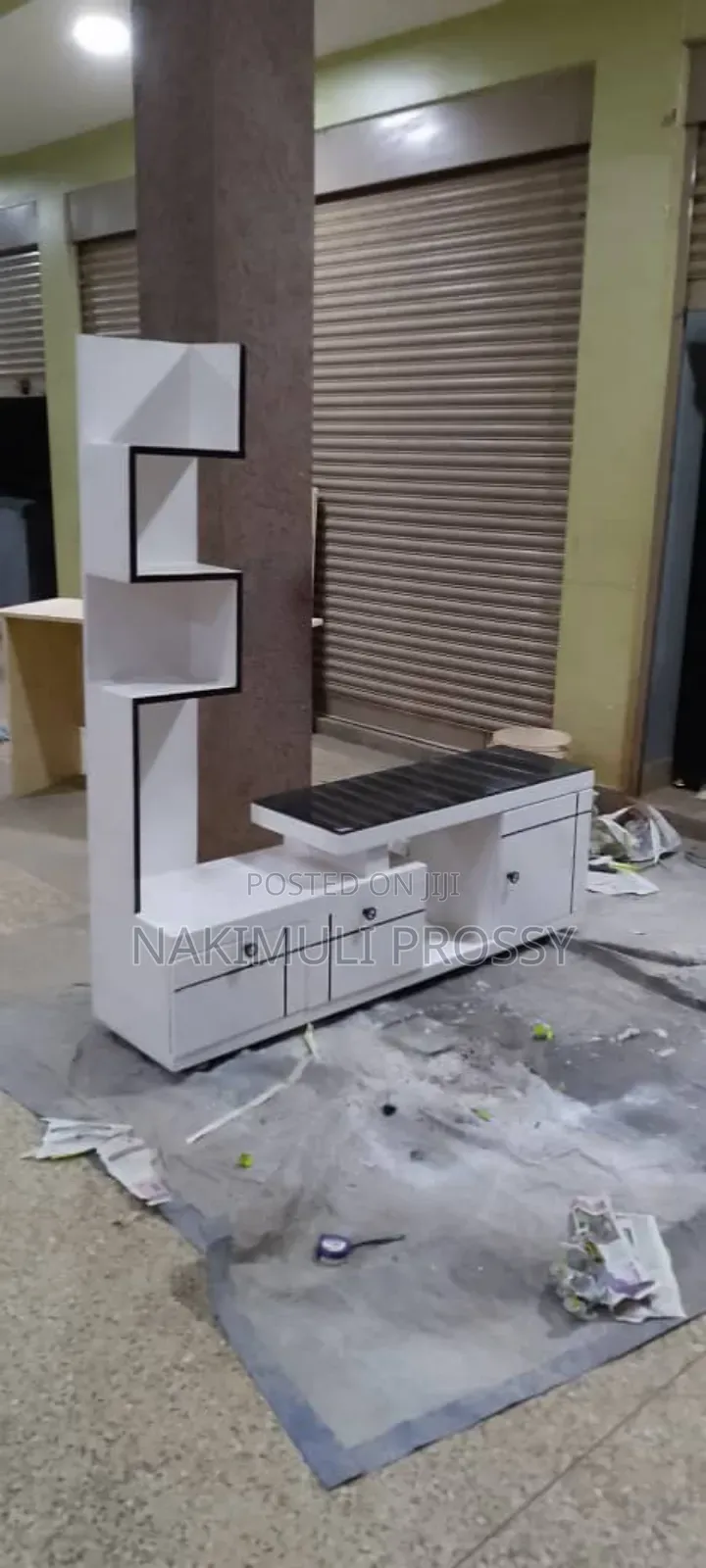 Shelves Tv Stand With 2drawers