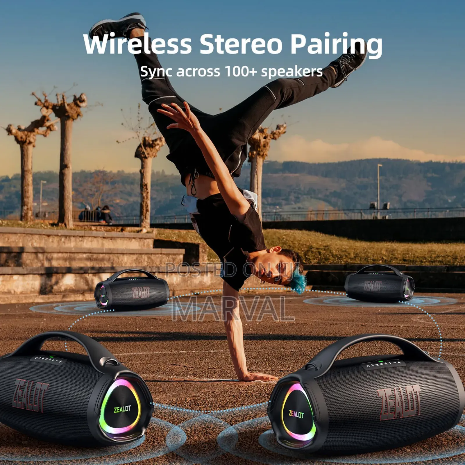 S98 Portable Wireless Bluetooth Party Speaker 160w Powerful