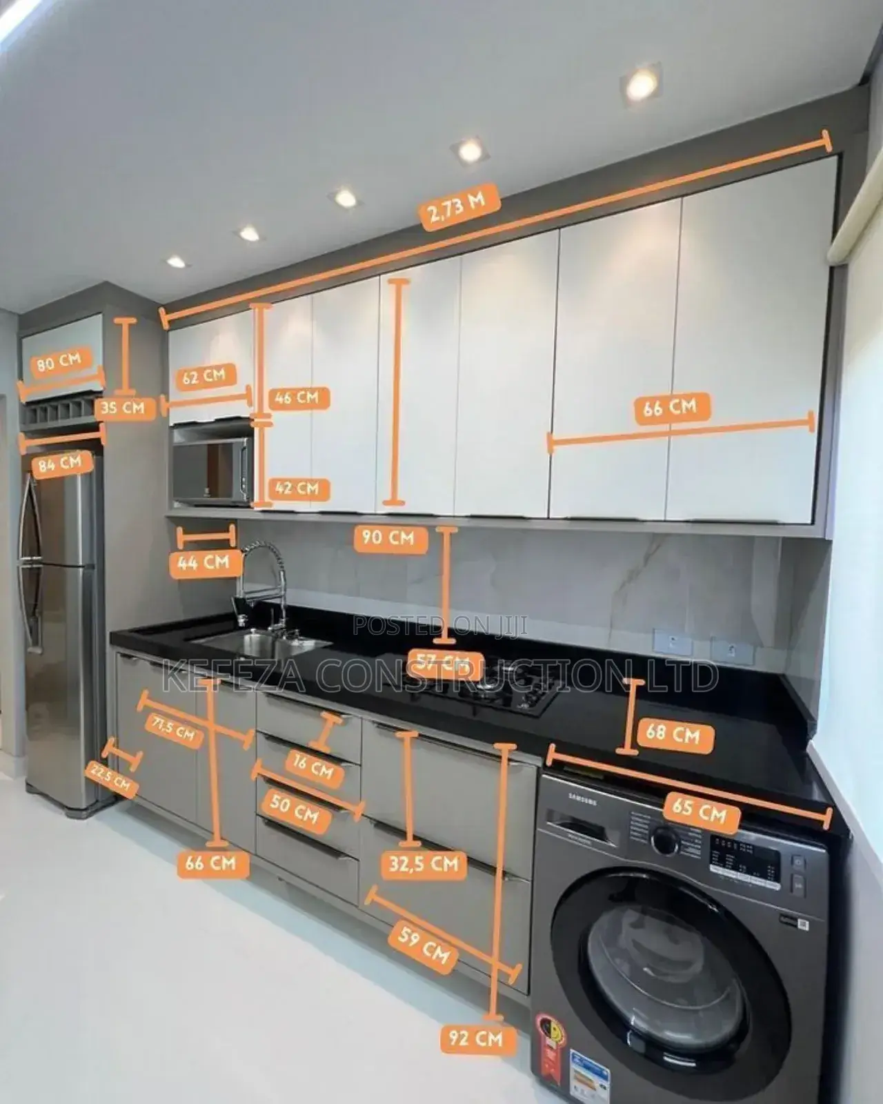 Kitchen Cabinets From 1,000,000/- Per Running Meter
