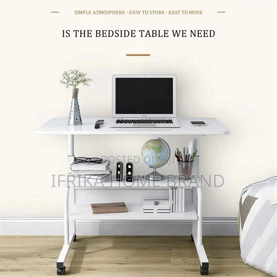 Ajustable Wooden Bedside Table