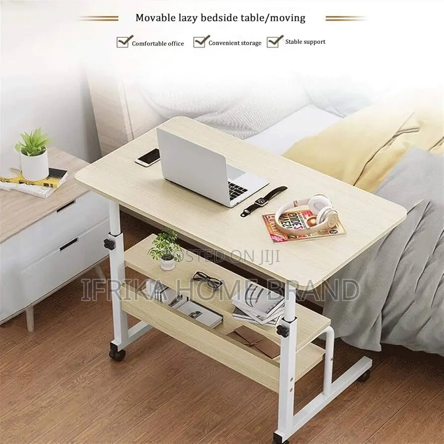 Ajustable Wooden Bedside Table