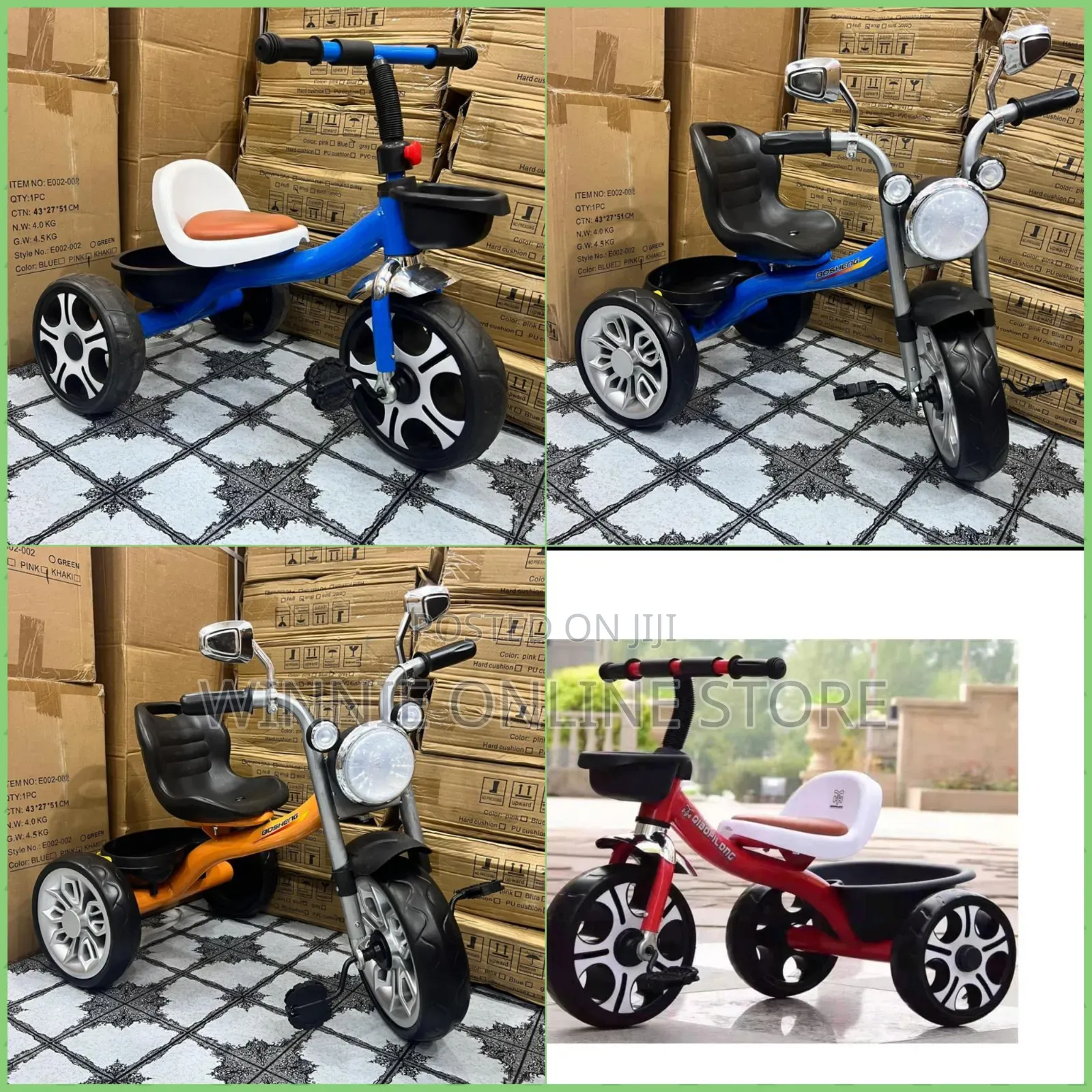 Adorable 1-5yrs Tricycles