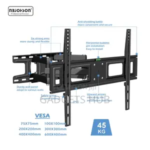 Metal Tv Wall Bracket Full Motion 32" - 80"