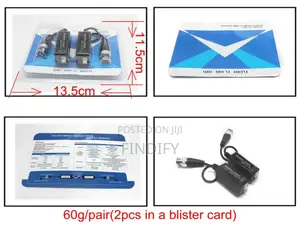 Anti-Interference Ahd Cvitvi CVBS 5mp 8mp Video Balun