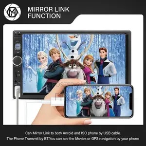 Car Multimedia Audio Player Stereo Radio 7 NCH Touch Screen