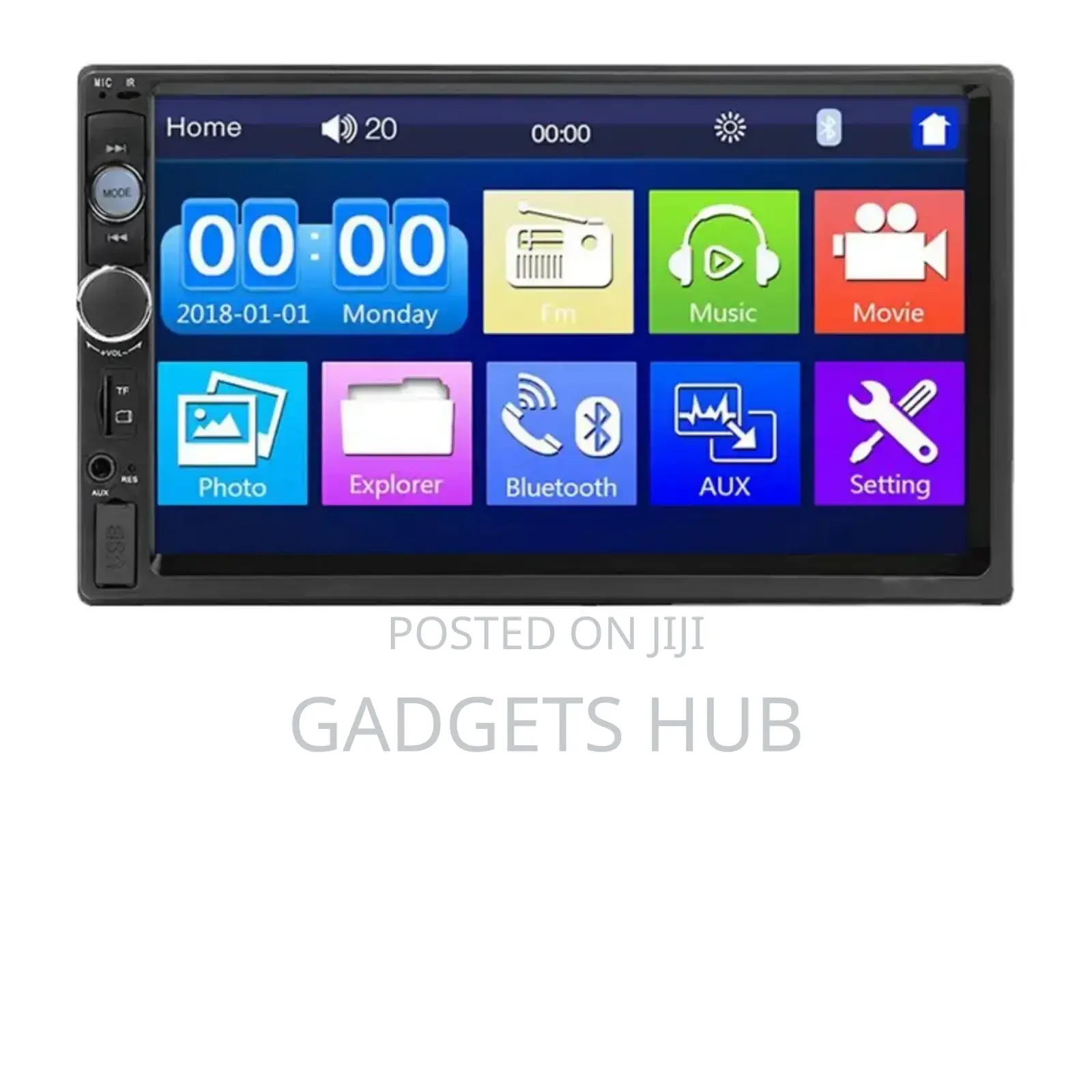 Car Multimedia Audio Player Stereo Radio 7 NCH Touch Screen