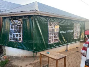 10x12fts and 10x25fts Pergola Rolling Flaps With Branding