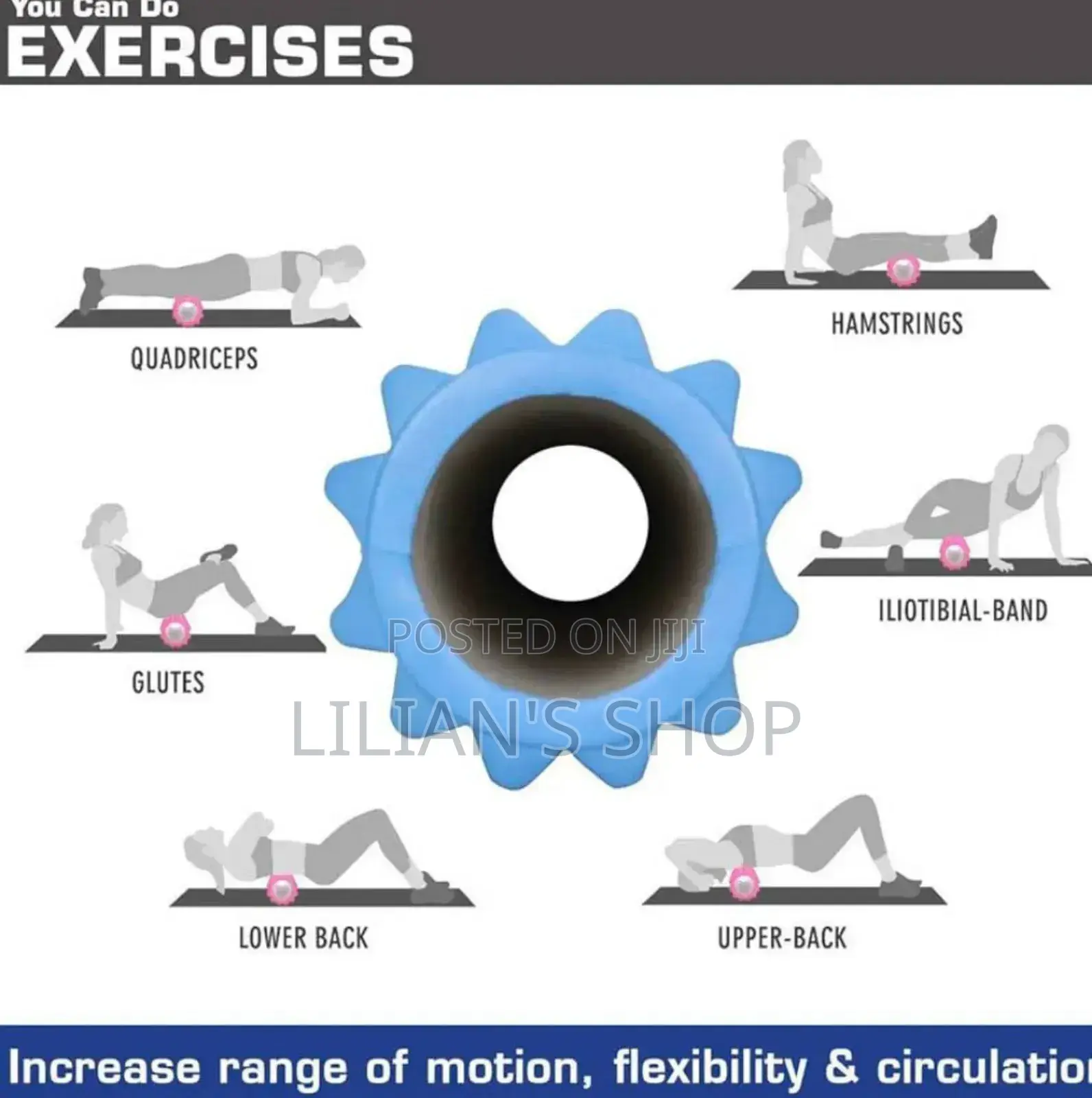Super Quality Yoga Foam Roller Exercise Back Muscle