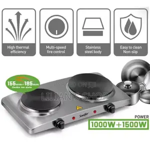 Sonifer Sf-3049 1000w and 1500w Double Burner Hot Plat