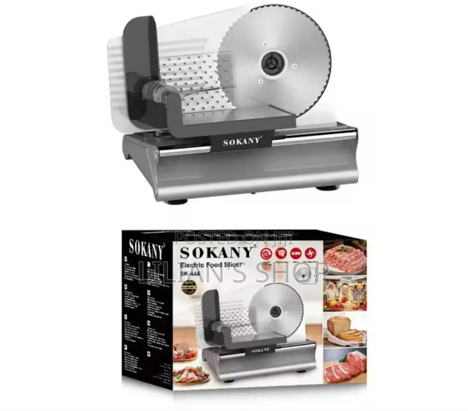Sokany Electric Vegetabl Commercial Meat Cutting Machine