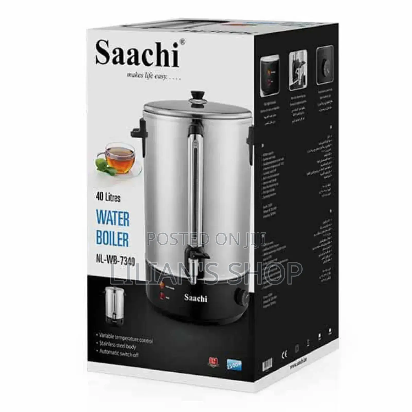 Saachi Electric Water Boiler, 40 Litres