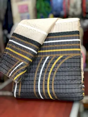 Lightweight Comforter Lavender Brown Cream