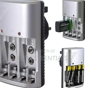 Electric Rechargeable Battery Charger Size Aa Aaa and 9v