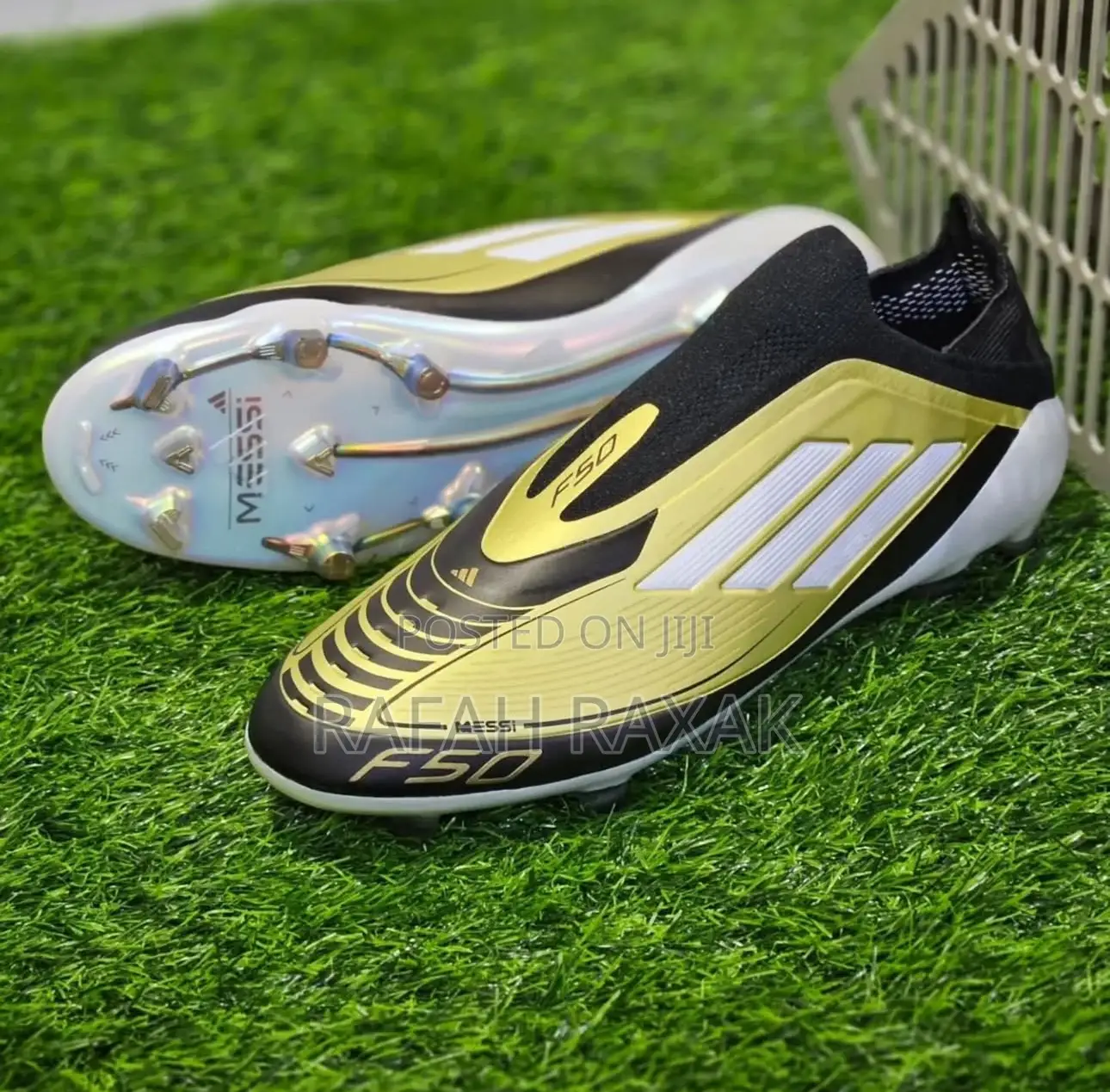 Original Adidas Messi Adizero F50 Fg Laceless Football Boots
