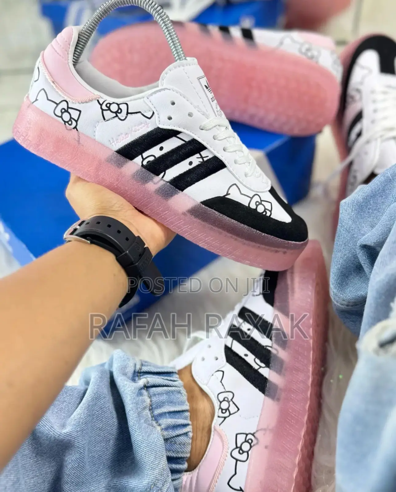 Original Women’S Adidas Samba “Hello Kitty” Ladies Sneakers