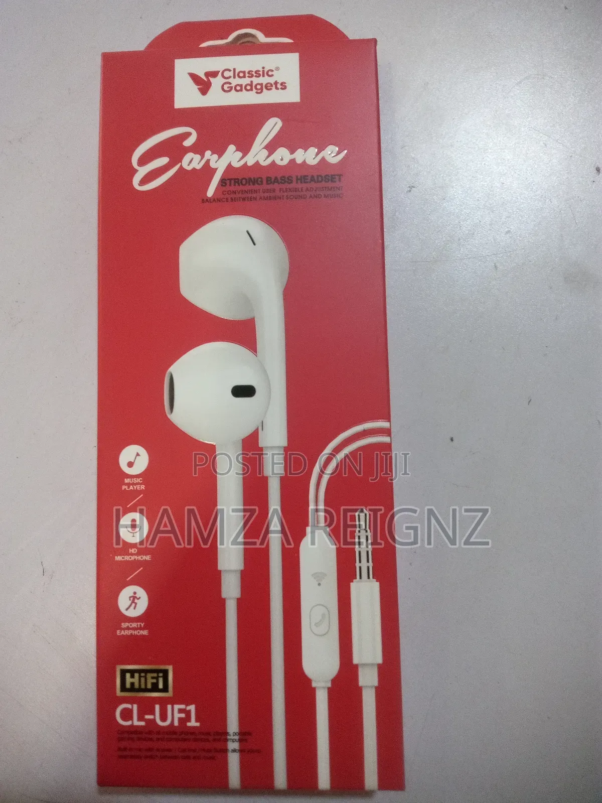 Earphone Bass Sound High Fidelity Immersed Build in Mic