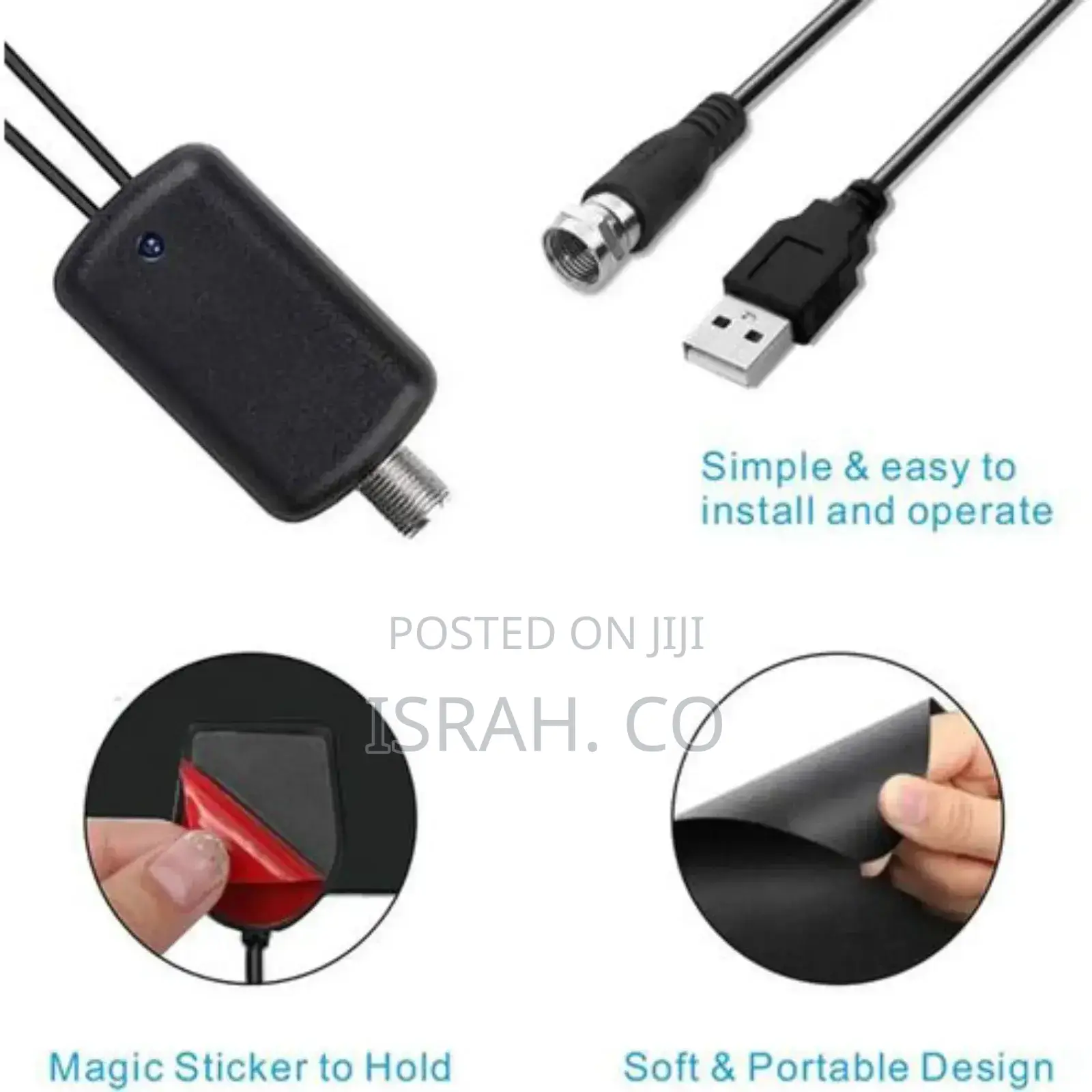 Digital Indoor Hd Tv Antenna With Signal Amplifier