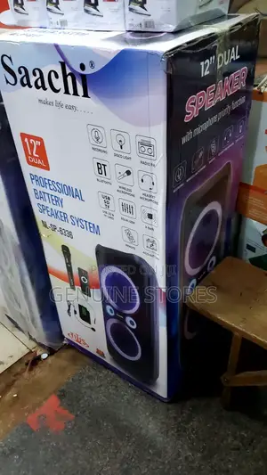 Saachi 12" Professioanal Rechargeable Speaker
